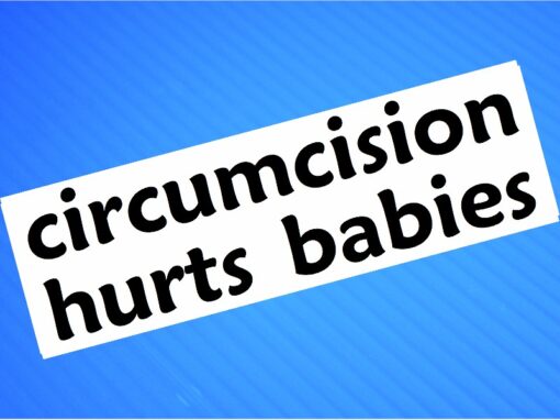 Sticker- Circumcision Hurts Babies