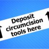 Sticker- Deposit Circumcision Tools Here